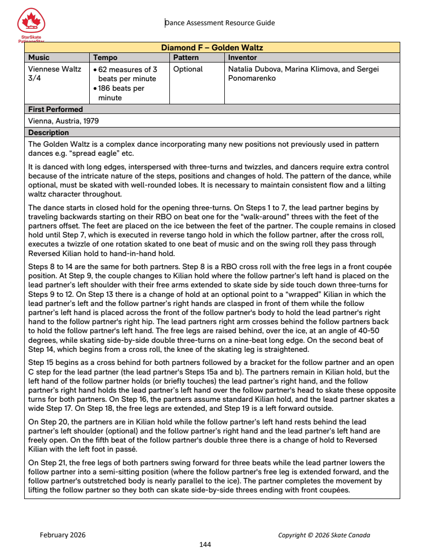 Dance Assessment Resource Guide original page 144