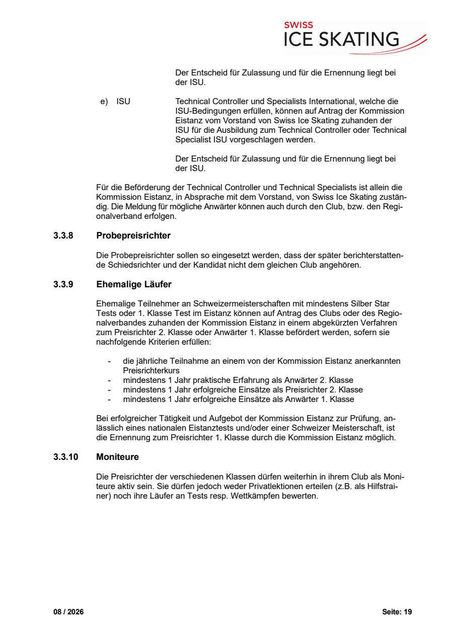 Technisches Reglement Eistanz, August 2026 original page 19