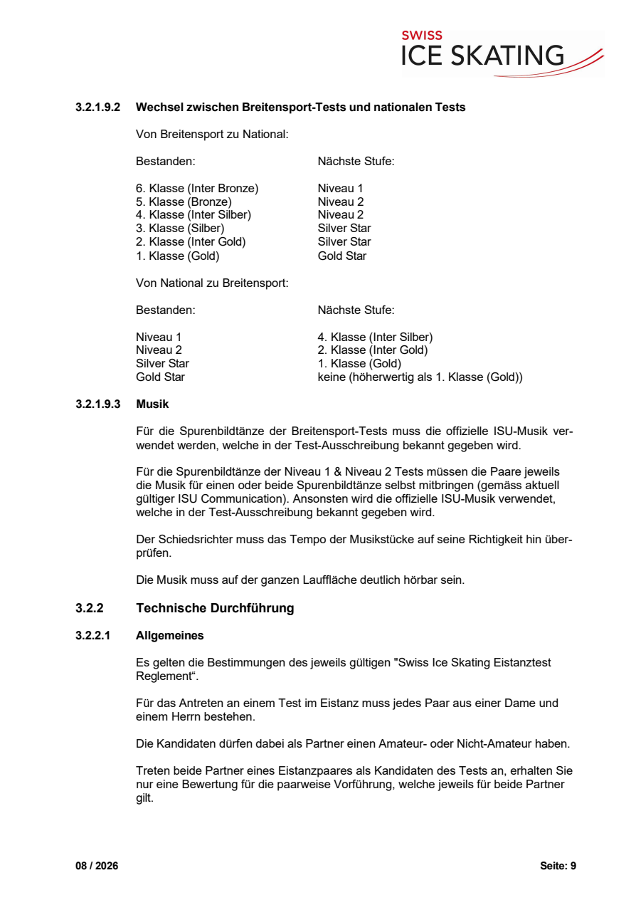 Technisches Reglement Eistanz, August 2026 original page 9