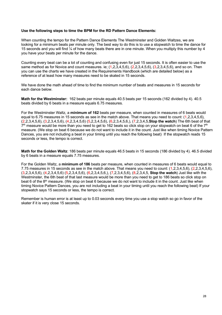 INTERNATIONAL SOLO ICE DANCE COMPETITION GUIDELINES – TECHNICAL RULES AND LEVEL REQUIREMENTS 2026-2027 original page 28