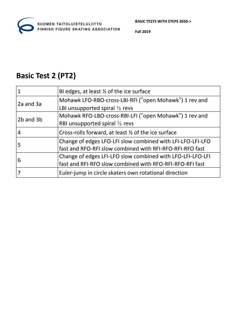 Basic tests in english · retained club-use material original page 2