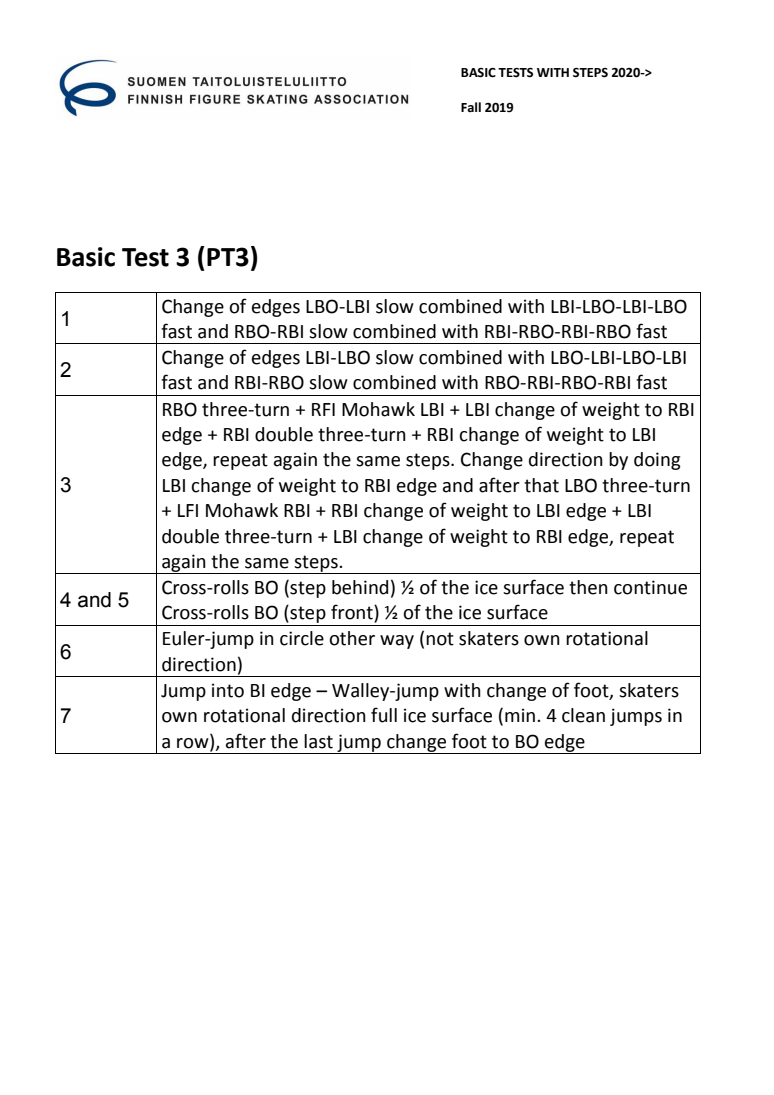 Basic tests in english · retained club-use material original page 3