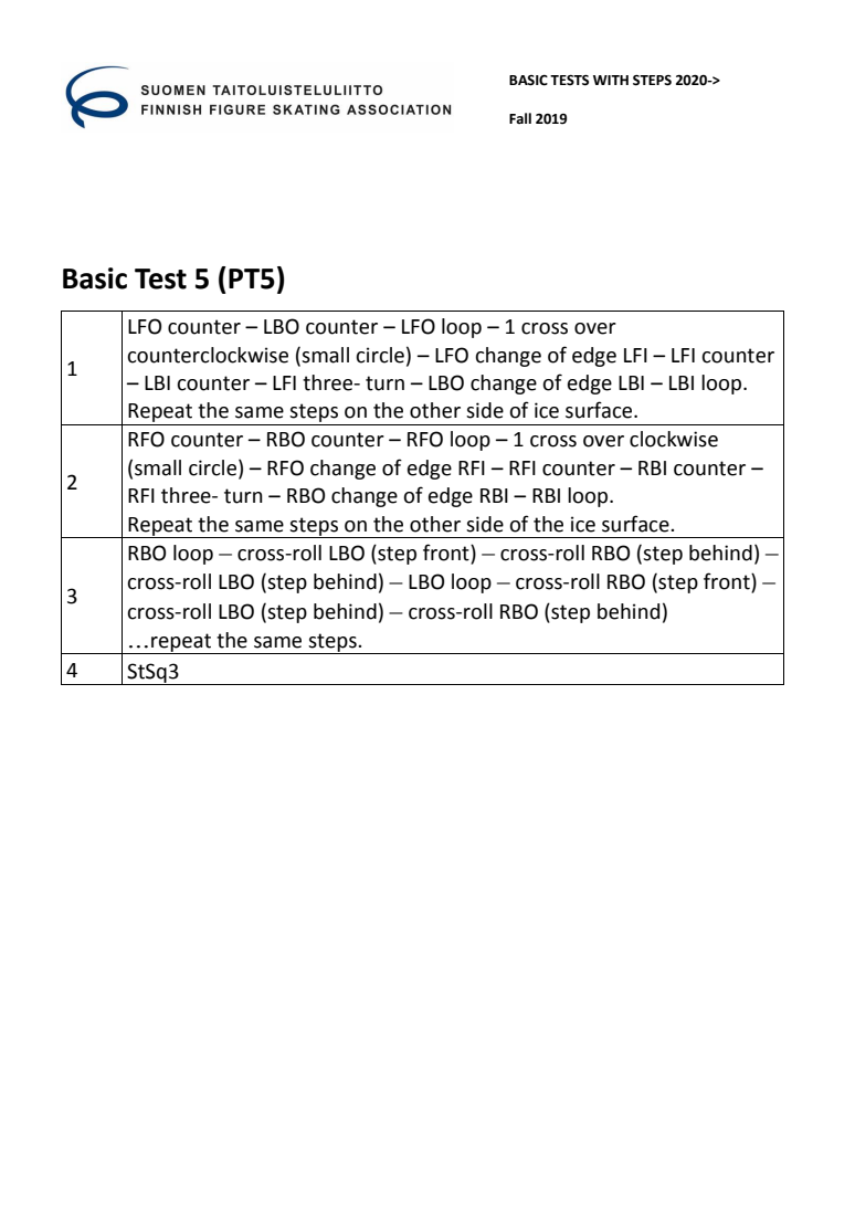 Basic tests in english · retained club-use material original page 5