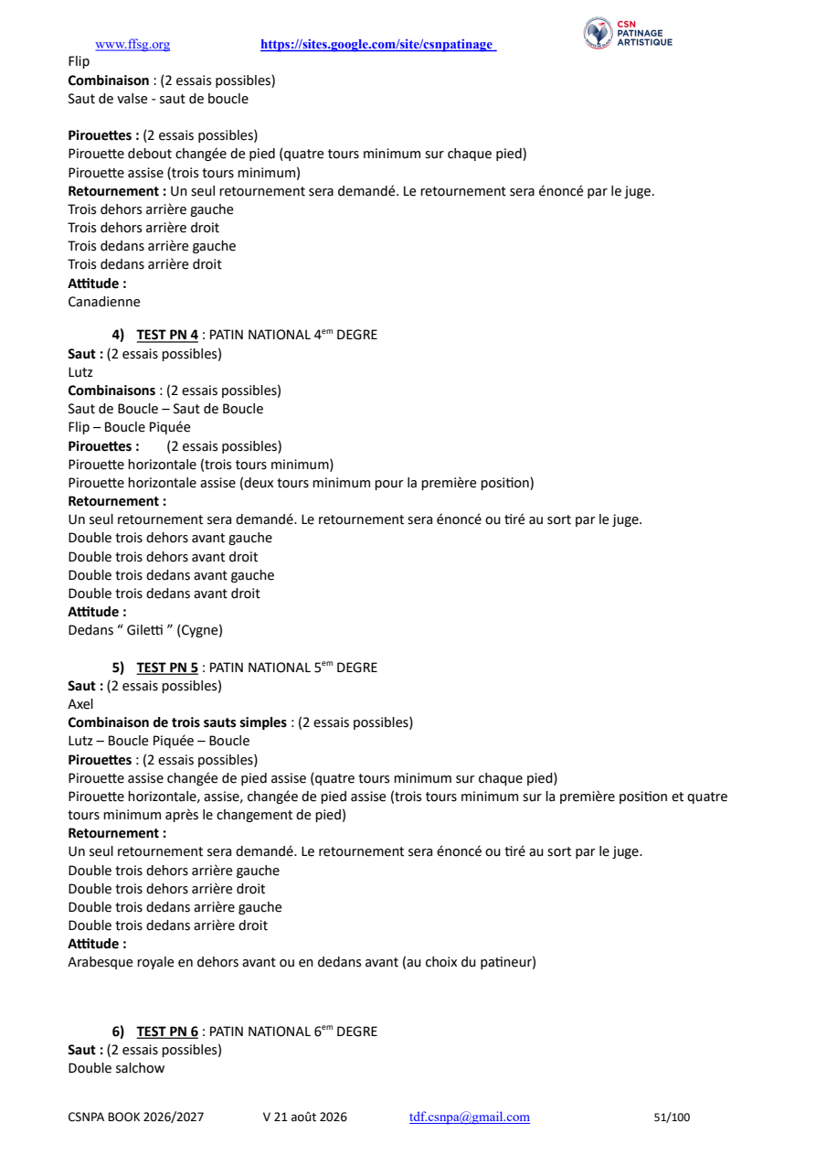 CSNPA Book 2026/2027 · selected test chapters original page 51