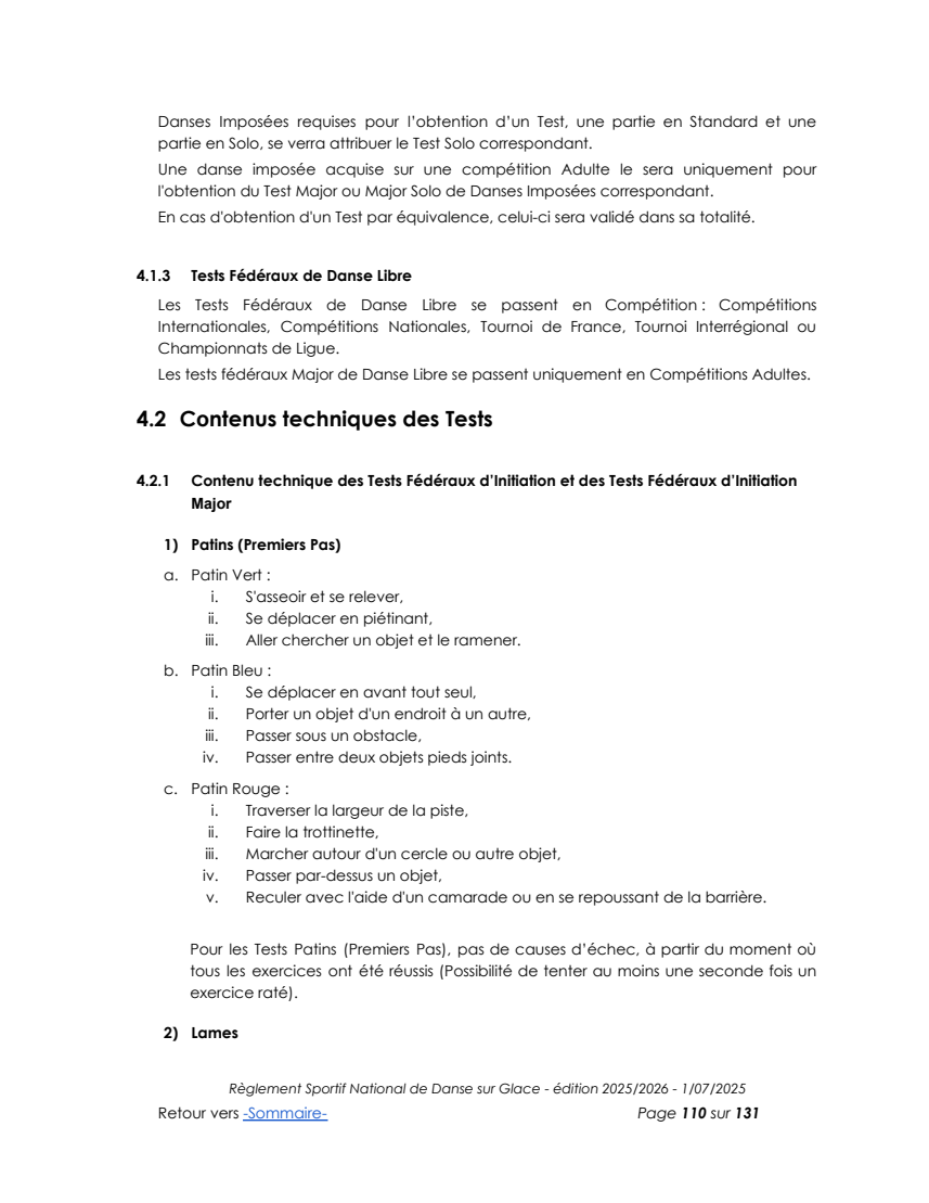 French federal ice-dance tests, 2025/26 edition original page 110