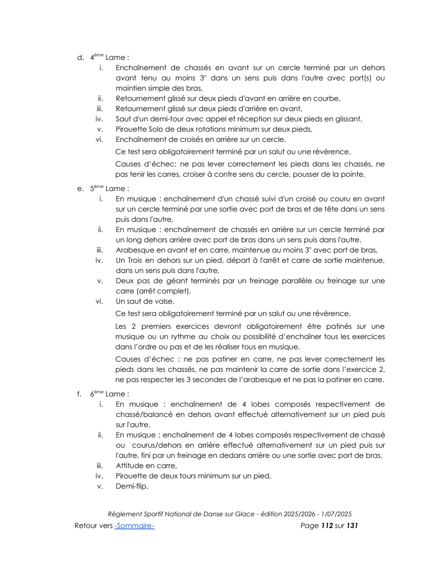 French federal ice-dance tests, 2025/26 edition original page 112