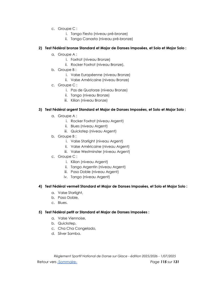 French federal ice-dance tests, 2025/26 edition original page 115