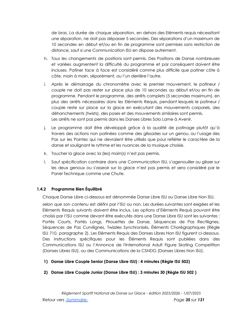 French federal ice-dance tests, 2025/26 edition original page 35