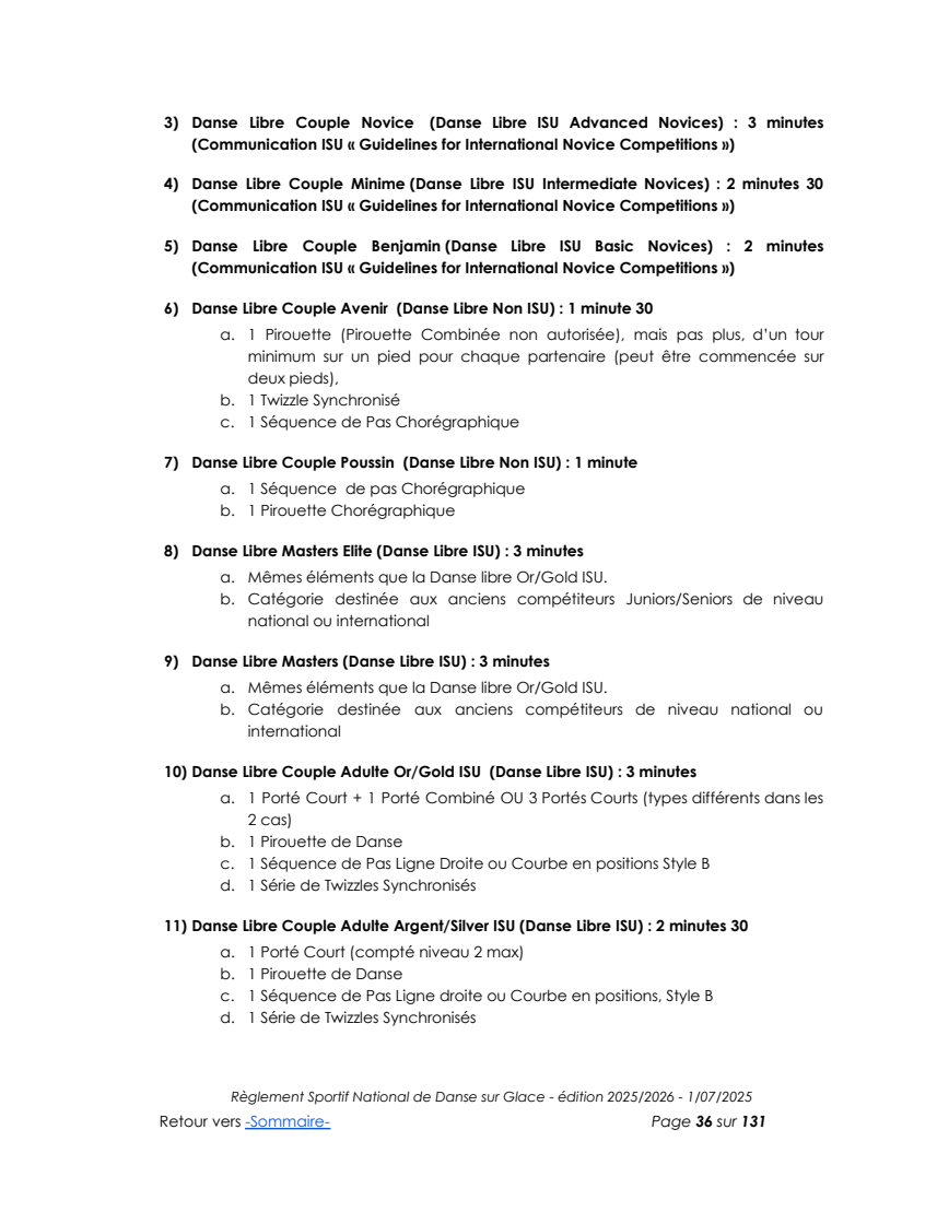 French federal ice-dance tests, 2025/26 edition original page 36